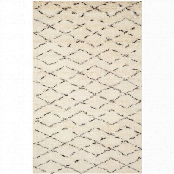 Safavieh Casablanca Shag 11' X 15' Hand Tufted Rug In Ivory And Brown