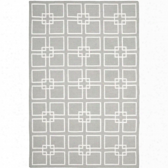 Safavieh Martha Stewart 9' X 12' Flatweave Rug In Cement Gray