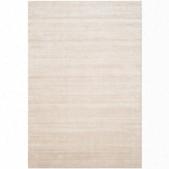 Safaiveh Mirage 9' X 12' Hand Woven Viscose And Cotton Rug In Beige