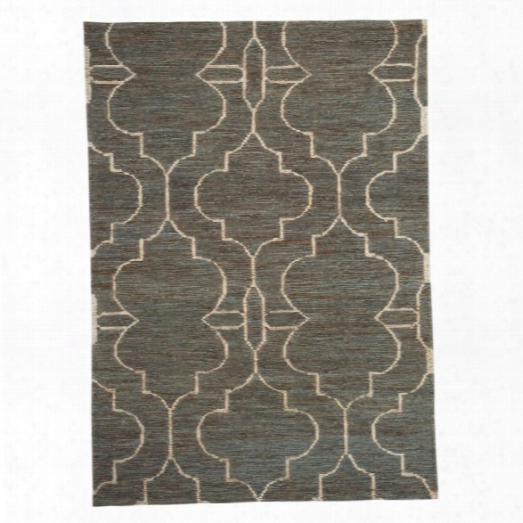 Ashley Gillian 8' X 11' Hand Woven Jute Rug In Teal