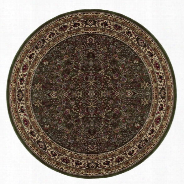 Oriental Weavers Ariana 8' Round Machine Woven Rug In Green