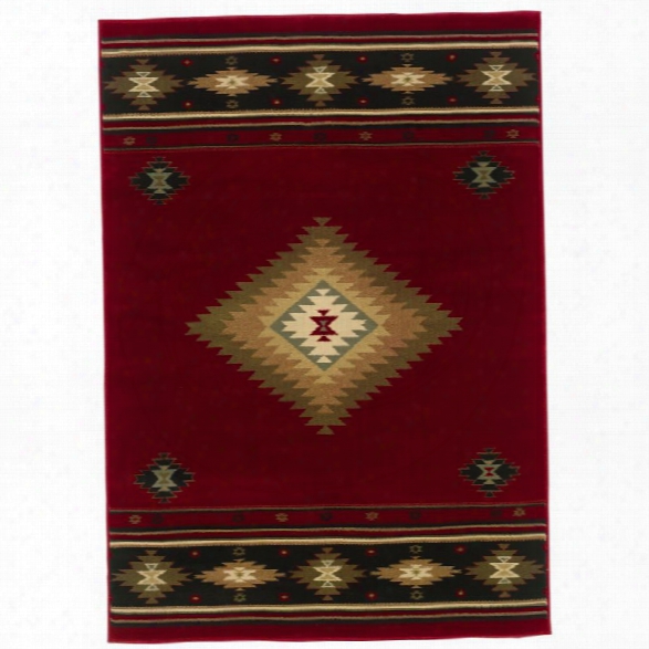 Oriental Weavers Hudson 10' X 13' Machine Woven Rug In Red