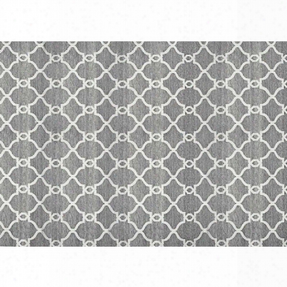 Renwil Silky 9'8 X 5'2 Area Rug In Dark Gray