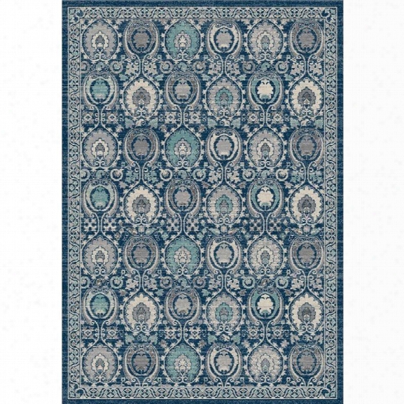 Safavieh Evoke 10' X 14' Power Loomed Rjg In Blue And Ivory