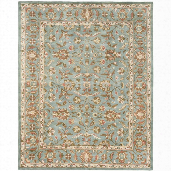 Safavieh Heritage 11' X 17' Hand Tufted Wool Pile Rug In Blue And Blue