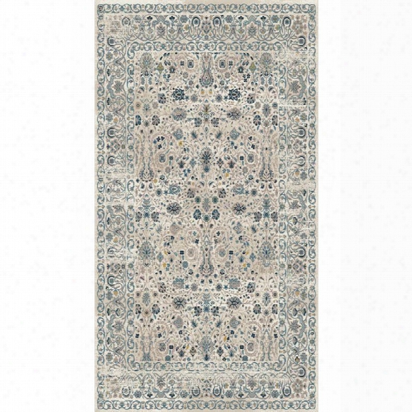 Safavieh Serenity 8'6 X 12' Power Loomed Rug In Beige And Blue