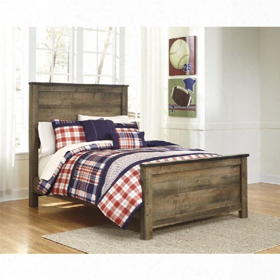 Ashley Trinell Full Panel Bed In Brown