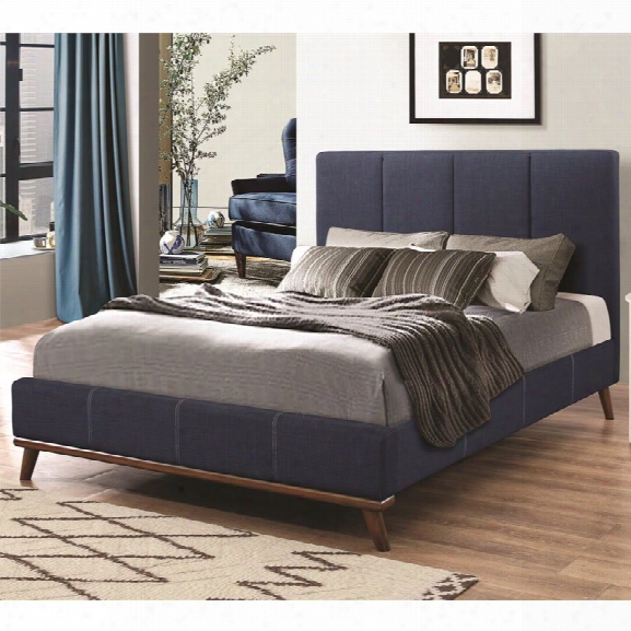 Coaster Charity California King Bed In Blue