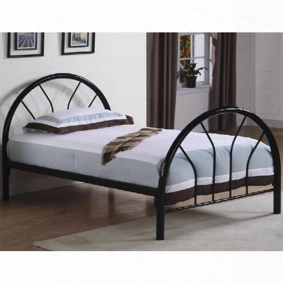Coaster Fordham Twin Metal Bed-black