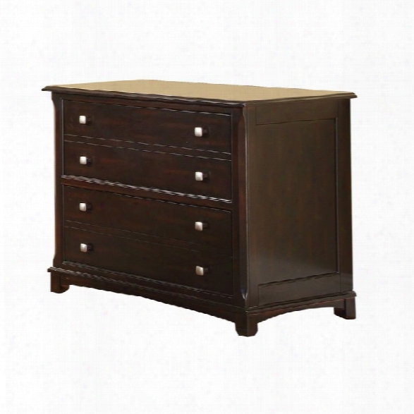 Coaster Garson 2 Drawer Lateral File Cabinet In Cappuccino