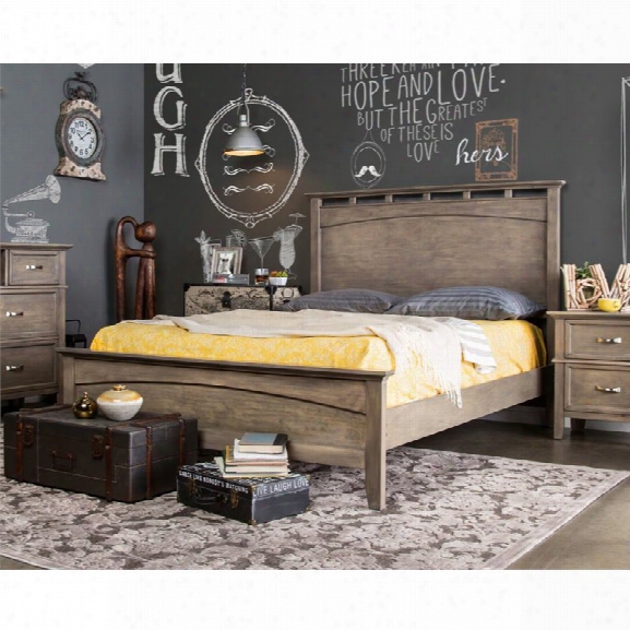Furniture Of America Ackerson California King Panel Bed In Wood