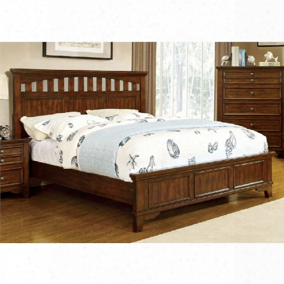 Furniture Of America Alred California King Panel Bed In Cherry