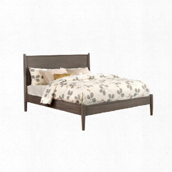 Furniture Of America Farrah Panel California King Bed In Gray