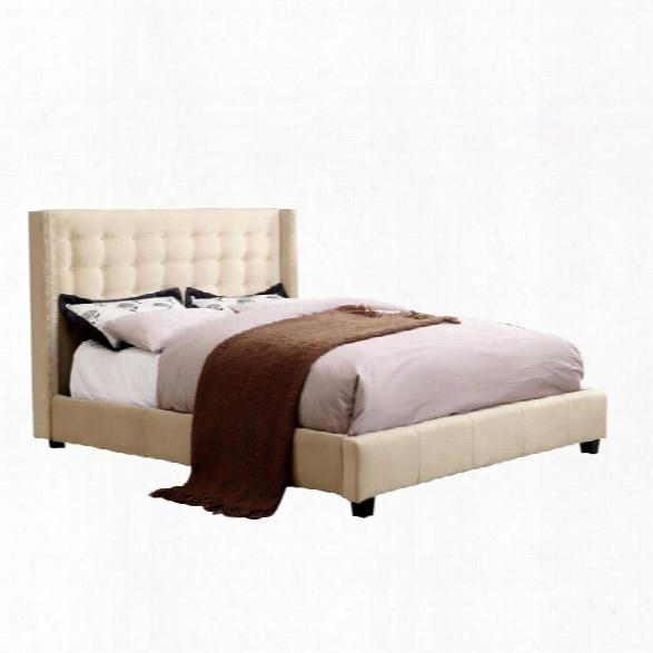 Furniture Of America Jayda Upholstered California King Bed