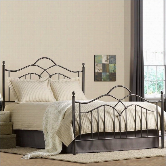 Hillsdale Oklahoma Metal Panel Bed In Bronze Finish-full