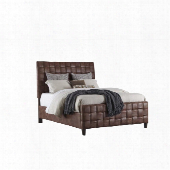 Hillsdale Riley Upholstered King Bed In Light Brown