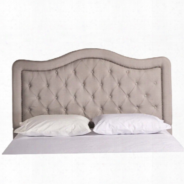 Hillsdale Trieste Upholstered King California King Panel Headboard In Beige