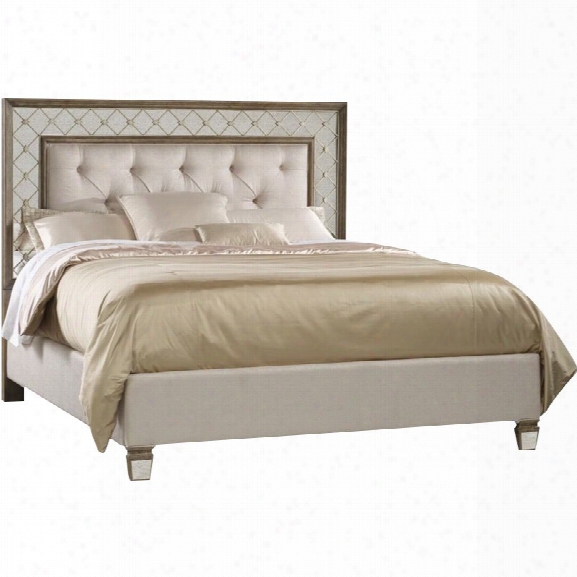 Hooker Furniture Sanctuary Tufted California King Mirrored Panel Bed