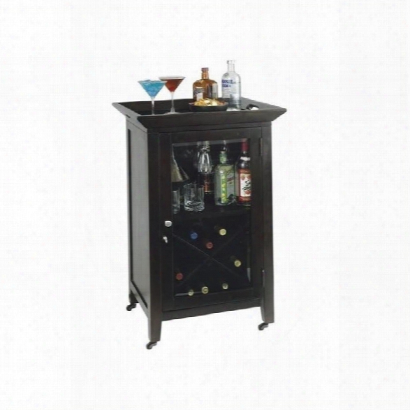 Howard Miller Butler Wine And Spirits Home Bar Console In Black