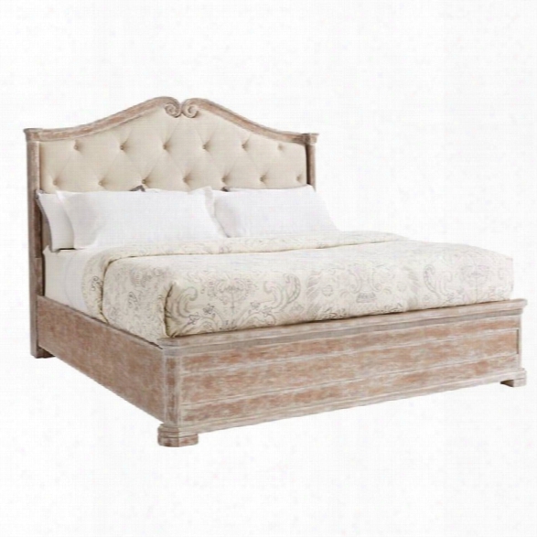 Juniper Dell Upholstered Bed King In English Clay