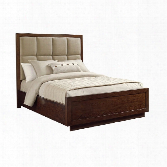 Lexington Laurel Canyon Casa Del Mar Wood Panel Bed In Mocha-king