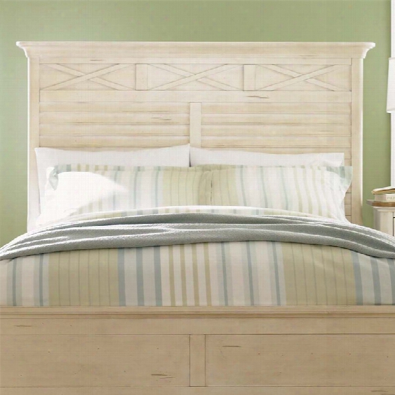 Liberty Furniture Ocean Isle King Panel Headboard In Bisque