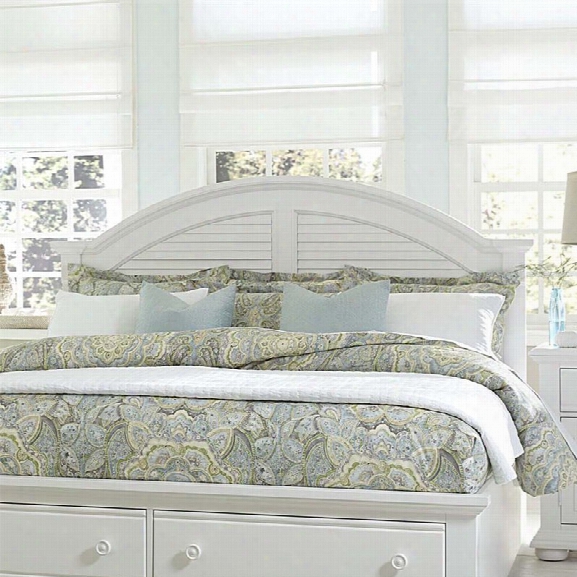 Liberty Furniture Summer House I King Panel Headboard In Oyster White