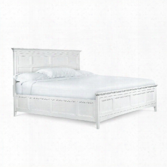 Magnussen Kentwood Panel Bed In White-king
