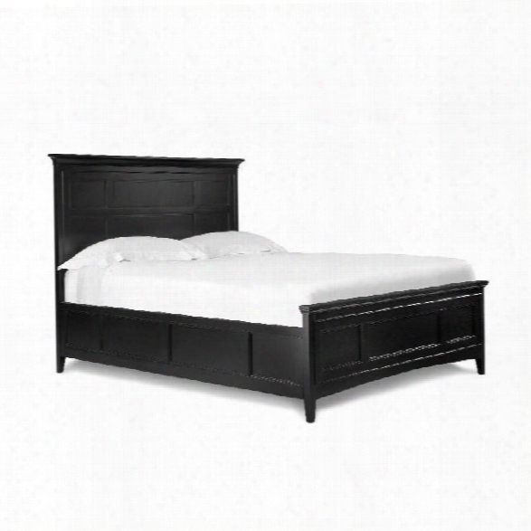 Magnussen Southampton Panel Bed In Black