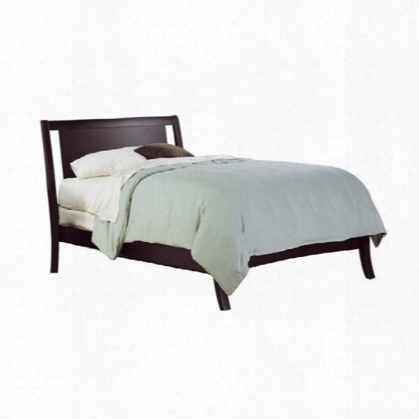 Modus Furniture Nevis Low Profile Sleigh Bed In Espresso-full