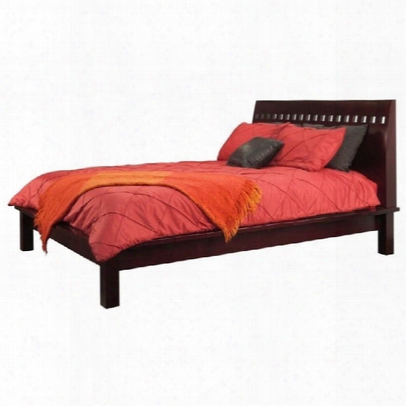 Modus Furniture Nevis Veneto Platform Bed In Espresso-queen