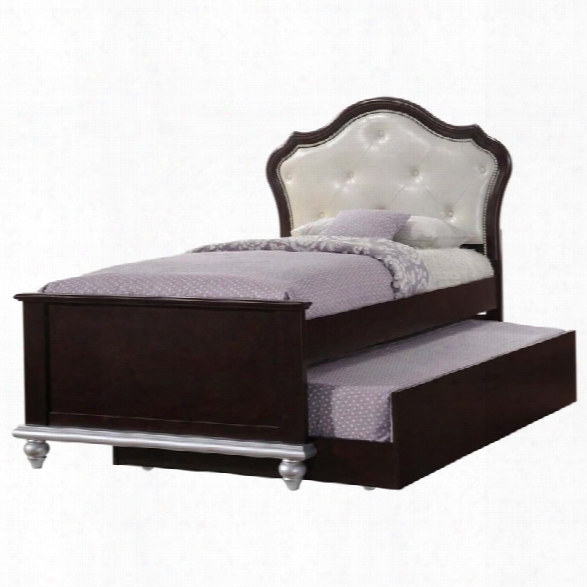 Picket House Furnishings Alli Twin Platform Trundle Bed In Walnut