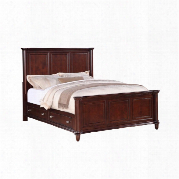 Picket House Furnishings Gavin King Storage Bed In Cherry