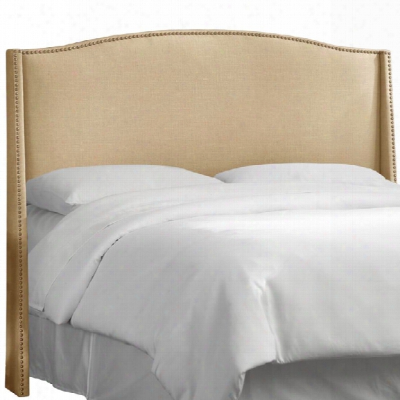 Skyline Furniture Upholstered California King Headboard In Sandstone