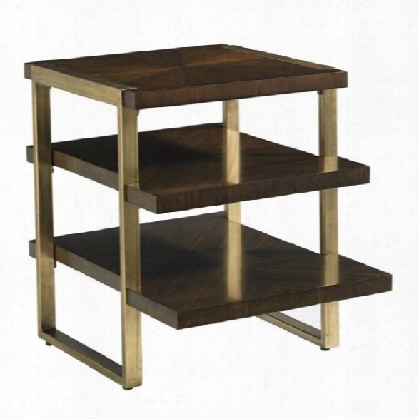 Stanley Furniture Crestaire Autry End Table In Porter