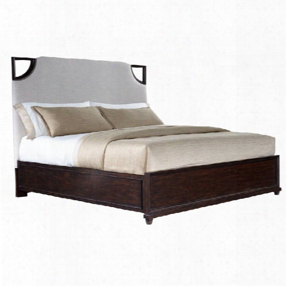 Stanley Furniture Virage Upholstered California King Bed In Truffle