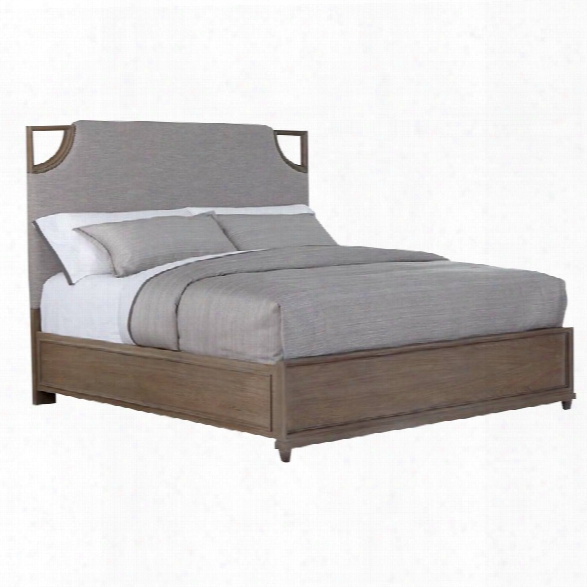 Stanley Furniture Virage Upholstered Queen Bed In Basalt