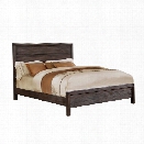 Furniture of America Bahlmer California King Panel Bed in Rustic Brown