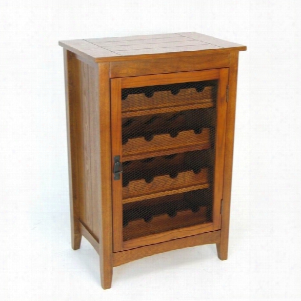 Wayborn Hugo Wine Cabinet In Oak