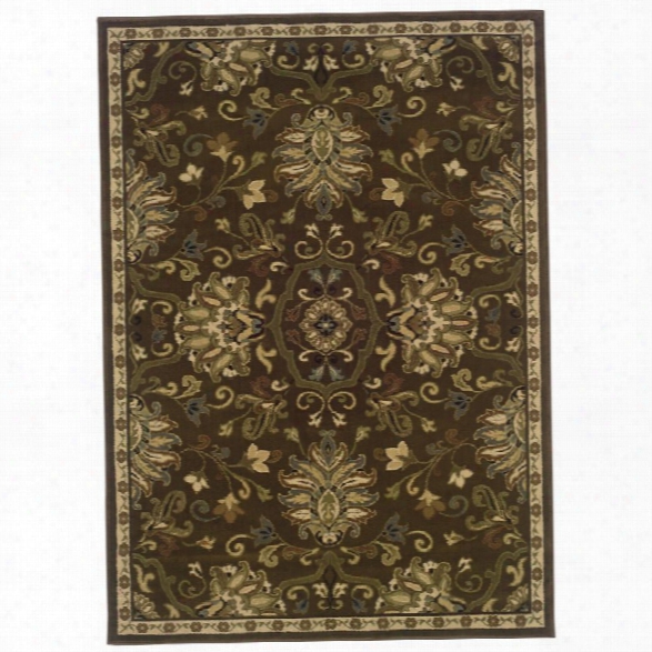 Oriental Weavers Hudson 10' X 13' Machine Woven Rug In Green