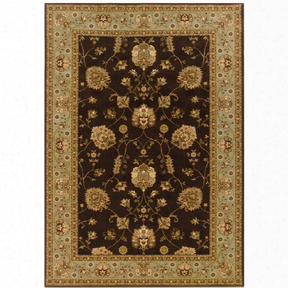 Oriental Weavers Knightsbridge 6'7 X 9'6 Machine Woven Rug In Brown