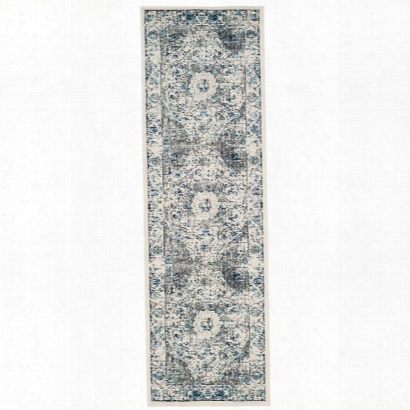 Safavieh Evoke 11' X 15' Power Loomed Rug In Gray And Ivory