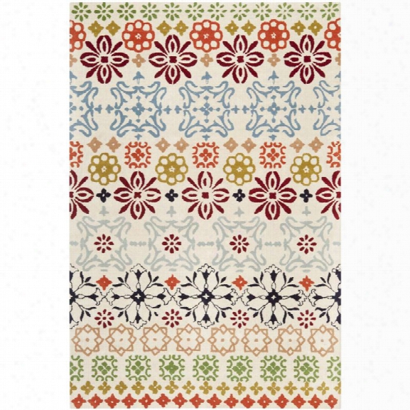 Safavieh Wyndham 8'9 Square Power Loomed Acrylic Rug In Ivory