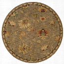 Oriental Weavers Infinity 7'8 Round Machine Woven Rug in Tan