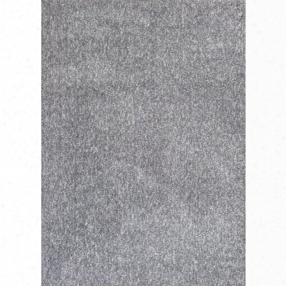 Kas Bliss 7'6 X 9'6 Hand-woven Shag Rug In Gray