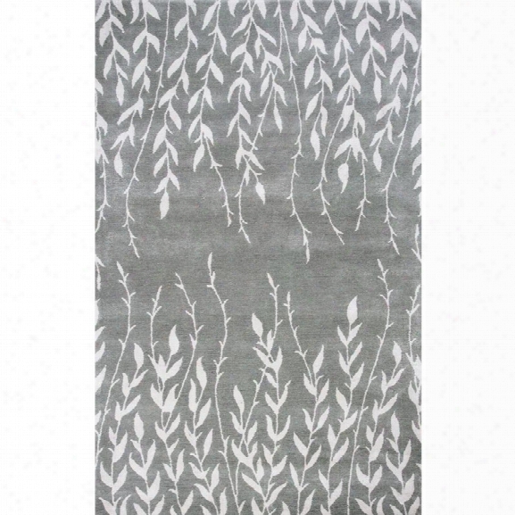 Kas Bob Mackie Home 9' X 13' Hand-tufted Wool Rug In Silver