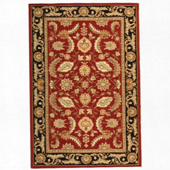 Safavieh Durarug 9' X 12' Hand Hooked Polypropylene Rug In Red