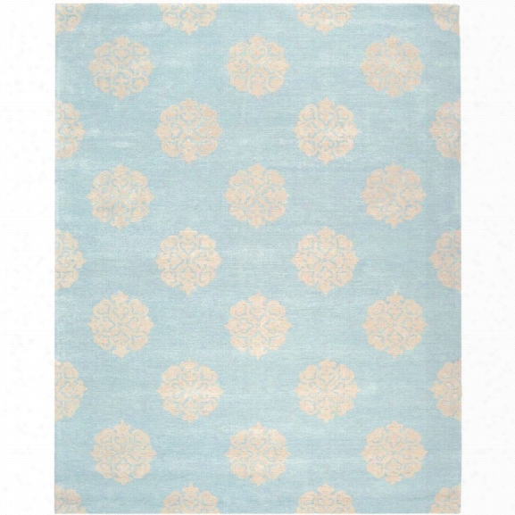 Safavieh Soho 11' X 15' Hand Tufted Wool Rug In Turquoise And Yellow