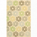 Safavieh Martha Stewart 8'6 X 11'6 Handmade Cotton Pile Rug in Creme