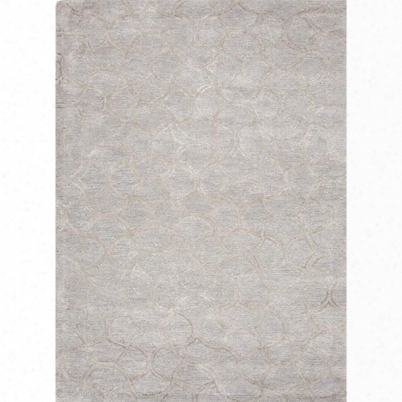 Jaipur Rugs Baroque 9'6 X 13'6 Hand Tufted Wool Rug In Blue And Gray